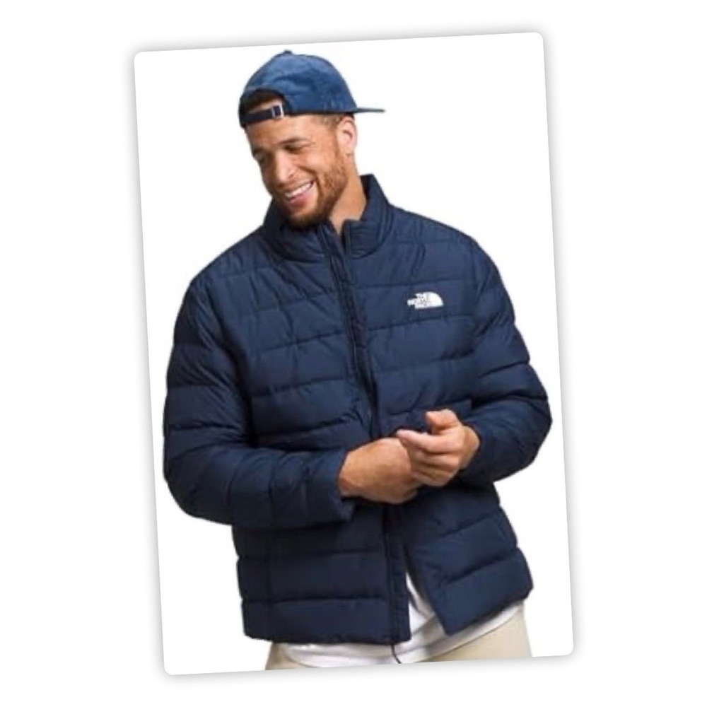 The North Face Aconcagua 3 Summit Navy Men's  Down Filled Jacket Size 2X